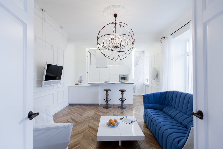 Фотография: Гостиная в стиле Минимализм, Советы, Ремонт на практике – фото на INMYROOM