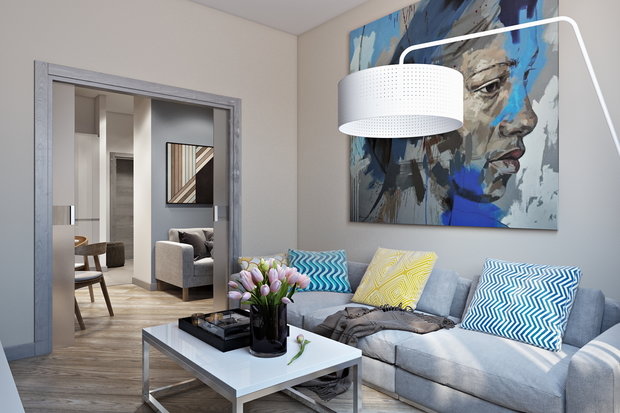 Фото из портфолио Акварель – фотографии дизайна интерьеров на INMYROOM