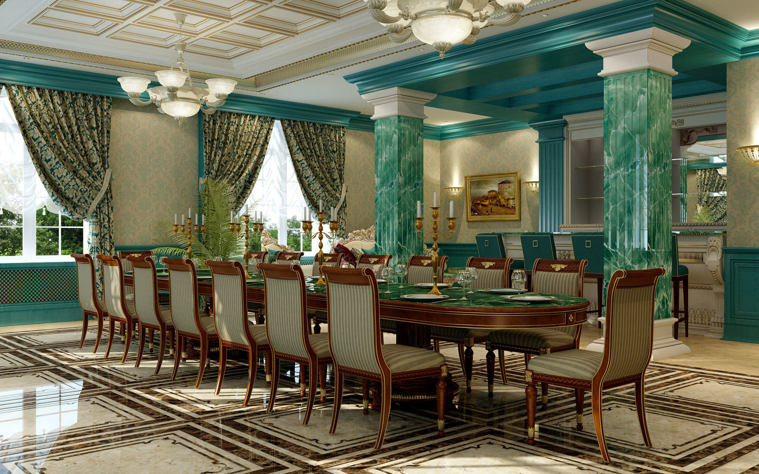 Фото из портфолио Частная резиденция в поселке Немецкая Деревня – фотографии дизайна интерьеров на INMYROOM Фото из портфолио Частная резиденция в поселке Немецкая Деревня – фотографии дизайна интерьеров на INMYROOM