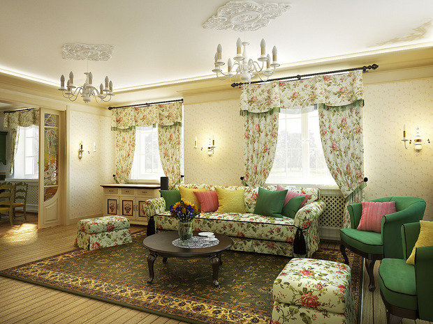 Фотография: Гостиная в стиле Прованс и Кантри, Советы – фото на INMYROOM