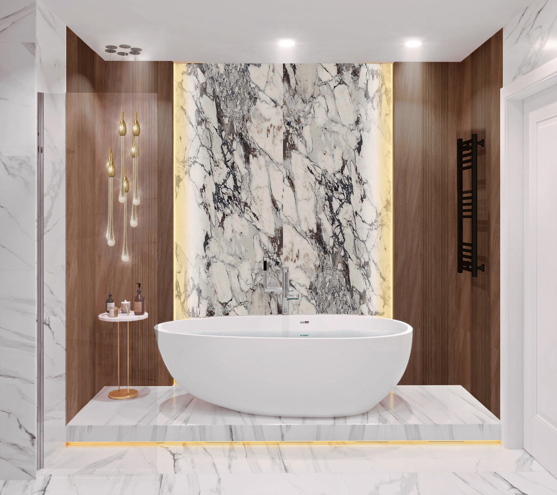 Фотография: Ванная в стиле Современный, Классический, Квартира, Проект недели, Москва, 3 комнаты, 60-90 метров, Александра Гартке – фото на INMYROOM Фотография: Ванная в стиле Современный, Классический, Квартира, Проект недели, Москва, 3 комнаты, 60-90 метров, Александра Гартке – фото на INMYROOM