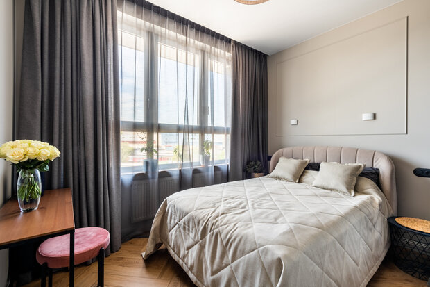 Фотография: Спальня в стиле Современный, Минимализм, Квартира, Проект недели, Москва, Buro Brainstorm, 40-60 метров – фото на INMYROOM