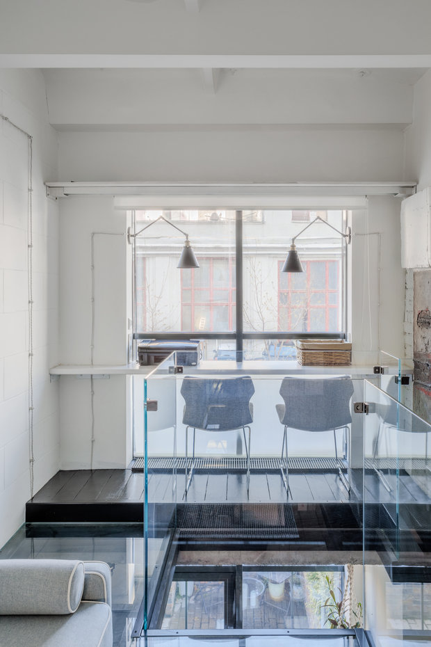 Фотография: Кабинет в стиле Лофт, Квартира, Проект недели, Москва, 3 комнаты, 60-90 метров, Мария Полянская – фото на INMYROOM