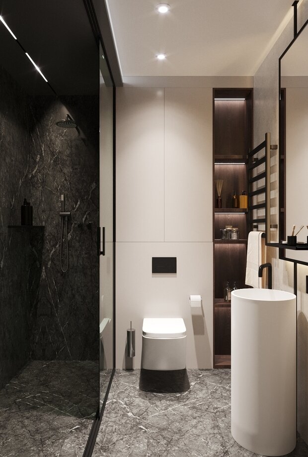 Фото из портфолио Монохром - лаконичный дизайн – фотографии дизайна интерьеров на INMYROOM