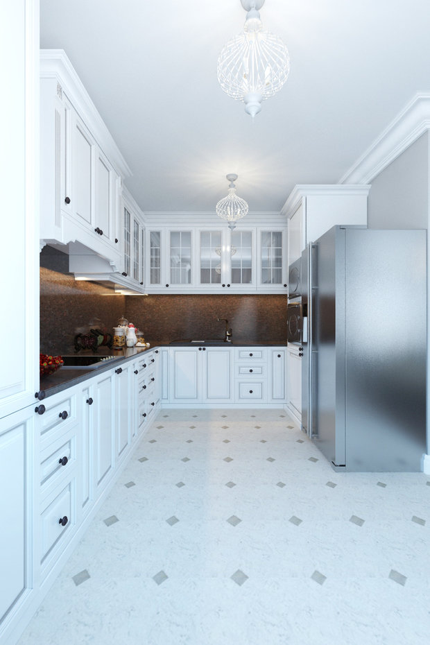 Фотография: Кухня и столовая в стиле Прованс и Кантри, Скандинавский – фото на INMYROOM