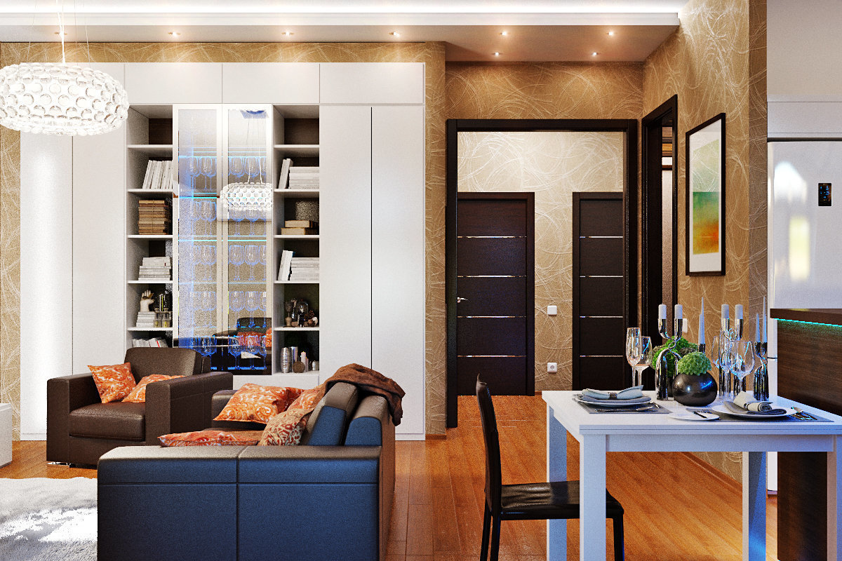 Фотография: в стиле , Кухня и столовая, Гостиная, Советы – фото на INMYROOM