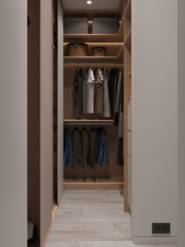 Фотография: Прихожая в стиле Современный, Минимализм, Квартира, Проект недели, Москва, Монолитный дом, 3 комнаты, 60-90 метров, Анастасия Григорьева – фото на INMYROOM