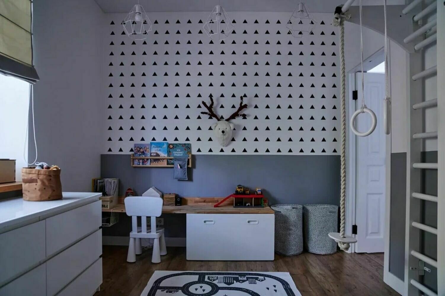 Фотография: Детская в стиле Скандинавский, Современный, Квартира, Проект дня, Москва, Сталинка, Кирпичный дом, 3 комнаты, 60-90 метров, II-03, Олеся Макарова – фото на INMYROOM Фотография: Детская в стиле Скандинавский, Современный, Квартира, Проект дня, Москва, Сталинка, Кирпичный дом, 3 комнаты, 60-90 метров, II-03, Олеся Макарова – фото на INMYROOM