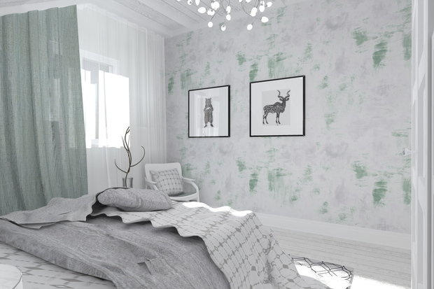 Фото из портфолио Спальня на мансардном этаже – фотографии дизайна интерьеров на INMYROOM