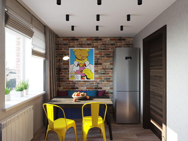 Фото из портфолио Однушка для Руслана – фотографии дизайна интерьеров на INMYROOM