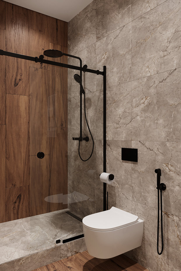 Фото из портфолио Квартира 72 кв.м. в современном стиле в Квартал 38А. – фотографии дизайна интерьеров на INMYROOM