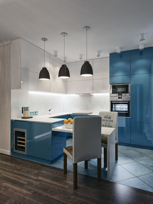 Фото из портфолио Квартира в г.Москве, 50 кв.м. – фотографии дизайна интерьеров на INMYROOM