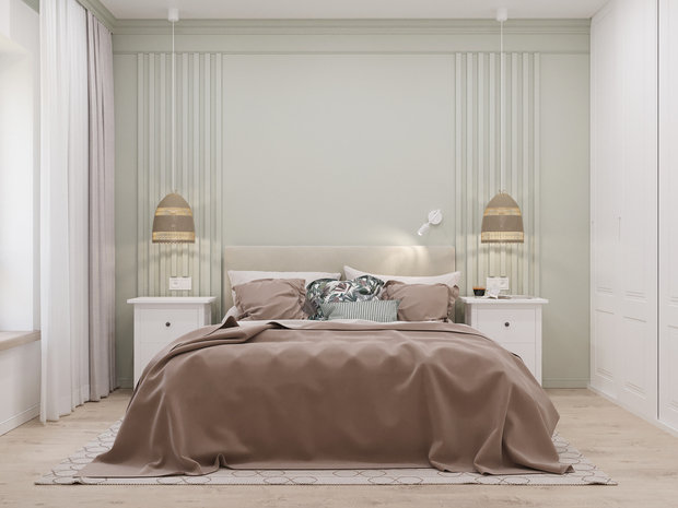 Фотография: Спальня в стиле Скандинавский, Современный, Прихожая, Квартира, Проект недели, Ленинградская область, Панельный дом, 3 комнаты, 40-60 метров – фото на INMYROOM