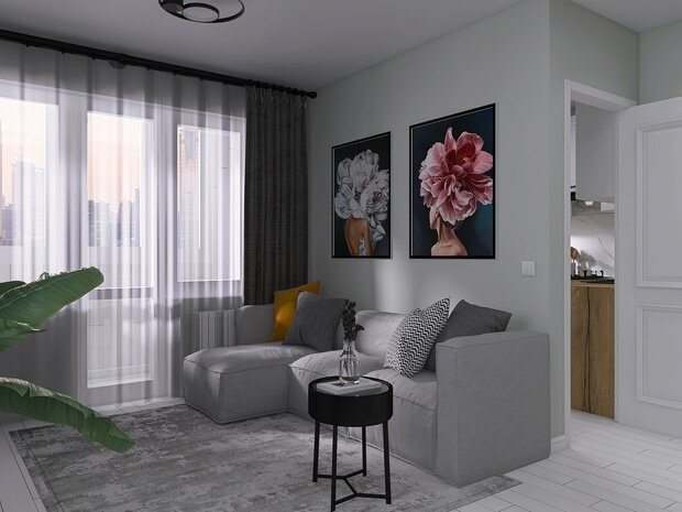 Фото из портфолио «САДОВАЯ» – фотографии дизайна интерьеров на INMYROOM
