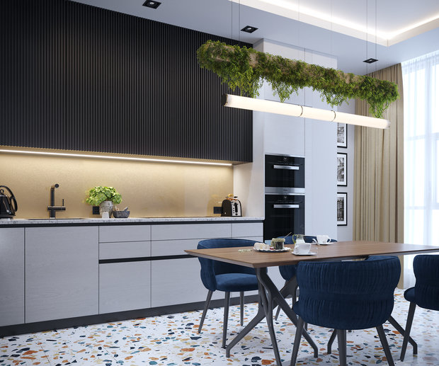 Фото из портфолио Дизайн-проект частной квартиры ЖК "Рассказово" 65,7 м² – фотографии дизайна интерьеров на INMYROOM