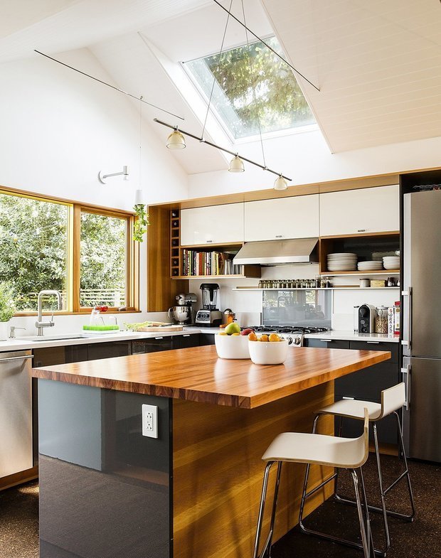 Фотография: Кухня и столовая в стиле Скандинавский, Современный, Дача, Дом и дача – фото на INMYROOM