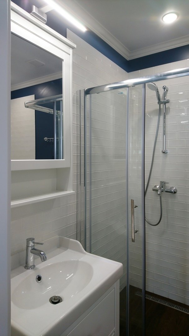 Фото из портфолио Сдержанный и лаконичный «Бритиш»: обзор квартиры в ЖК Савеловский сити  – фотографии дизайна интерьеров на INMYROOM