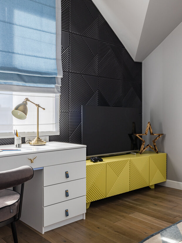 Фотография: Детская в стиле Классический, Современный, Дом, Проект недели, Дом и дача, 4 и больше, Более 90 метров, #эксклюзивныепроекты, Уфа, Эльза Хабибрахманова – фото на INMYROOM