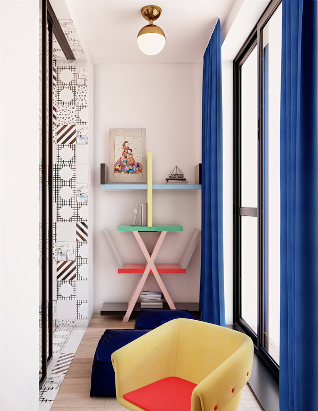 Фотография: Детская в стиле Современный, Эклектика, Квартира, Проект недели, Estima, Монолитный дом, Дарья Василькова, 3 комнаты, 60-90 метров, Art Group – фото на INMYROOM