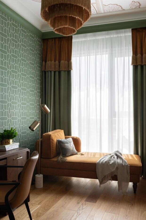 Фотография: Кабинет в стиле Современный, Эклектика, Квартира, Проект дня, Ростов-на-Дону, 3 комнаты, Более 90 метров, Эксклюзивные проекты, Алла Пляшник, Виктория Щербакова – фото на INMYROOM