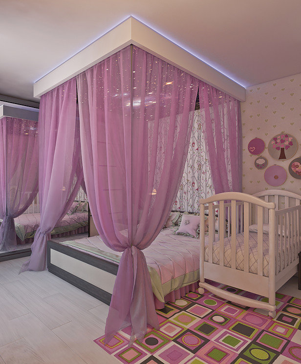 Фото из портфолио Интерьер спальни-детской. – фотографии дизайна интерьеров на INMYROOM