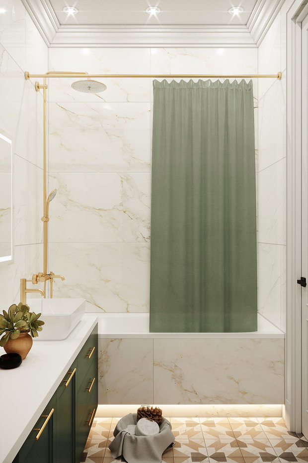 Фото из портфолио Проект и реализация двушки 70 кв.м. в ЖК на Академической – фотографии дизайна интерьеров на INMYROOM