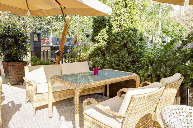 Фото из портфолио «Пьемонт» Лаунж-зона из искусственного ротанга  – фотографии дизайна интерьеров на INMYROOM