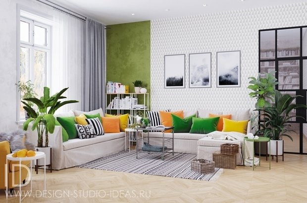Фото из портфолио ЛЕТНИЙ ДИЗАЙН ДОМА В ГОРОДЕ СЕВАСТОПОЛЬ, 140 м² – фотографии дизайна интерьеров на INMYROOM