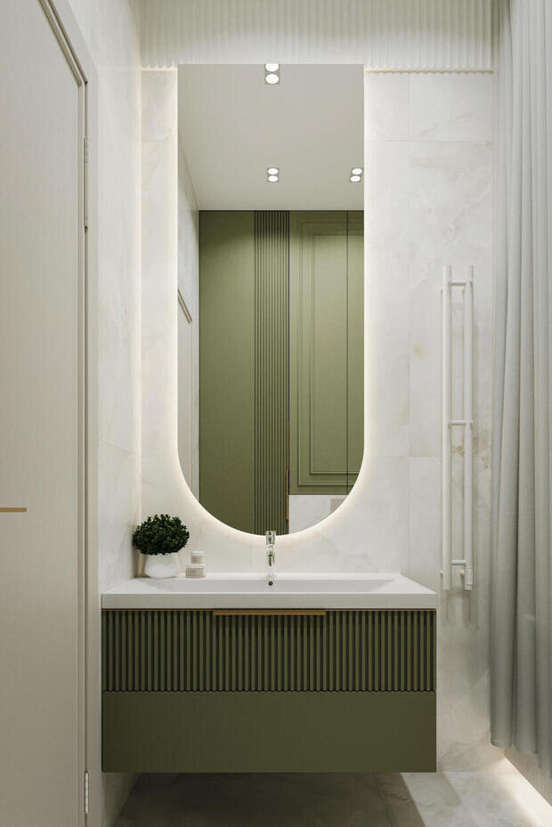 Фото из портфолио Дизайн-проект квартиры в ЖК «17/33 Петровский остров» в стиле современной и французской классики – фотографии дизайна интерьеров на INMYROOM