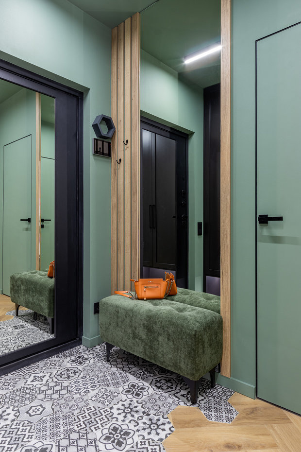 Фотография: Прихожая в стиле Современный, Квартира, Проект недели, Санкт-Петербург, 2 комнаты, 40-60 метров, Дарина Ермак – фото на INMYROOM