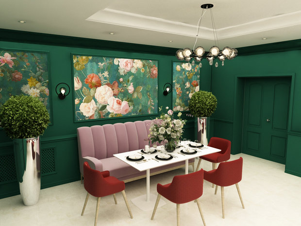 Фото из портфолио Банкетный зал п.Селты, Удмуртская Республика – фотографии дизайна интерьеров на INMYROOM