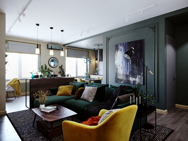 Фото из портфолио  Apartment «Summer garden»  – фотографии дизайна интерьеров на INMYROOM