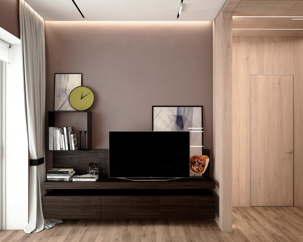 Фото из портфолио Дизайн-проект квартиры 58 м2 – фотографии дизайна интерьеров на INMYROOM