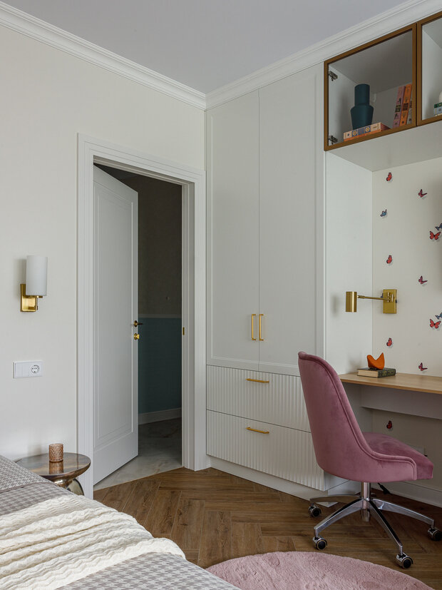 Фотография: Детская в стиле Современный, Квартира, Проект дня, 3 комнаты, 60-90 метров, Уфа, Ольга Маганова, современный с элементами классики и роскоши – фото на INMYROOM