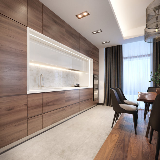 Фото из портфолио Апартаменты в ЖК Реформ – фотографии дизайна интерьеров на INMYROOM