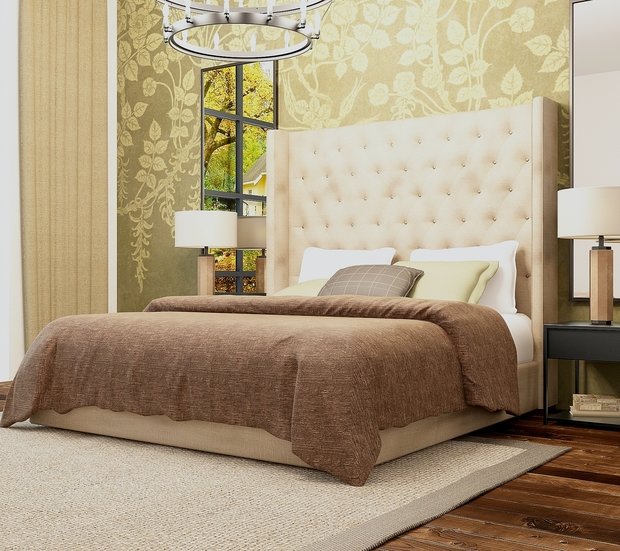 Фото из портфолио Осенняя спальня – фотографии дизайна интерьеров на INMYROOM