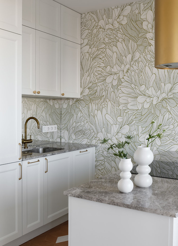 Фотография: Кухня и столовая в стиле Современный, Квартира, Проект недели, Санкт-Петербург, 2 комнаты, 40-60 метров, Юлия Бабинцева, YUHOME design – фото на INMYROOM