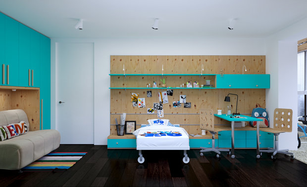 Фото из портфолио Минималистичная квартира с элементами лофта – фотографии дизайна интерьеров на INMYROOM