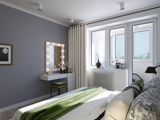 Фотография:  в стиле , Скандинавский, Квартира, Россия, Calligaris, Проект дня, ИКЕА, Hansgrohe, Art De Vivre, Porcelanosa, Tikkurila, Павел Герасимов, Geometrium, Новая Москва, Coswick, Donolux, правила перепланировки, перепланировка трешки идеи, ремонт на балконе идеи, барная стойка на кухне, ремонт трехкомнатной квартиры в типовом доме, декор интерьера в скандинавском стиле, Cosmo Relax, Deephouse, Loftdesign, Elfa, ИП «Замятина», «Мария», «8 Марта», рабочее место на балконе, перепланировка трехкомнатной квартиры в П-44Т, планировка трехкомнатной квартиры в П-44Т – фото на INMYROOM