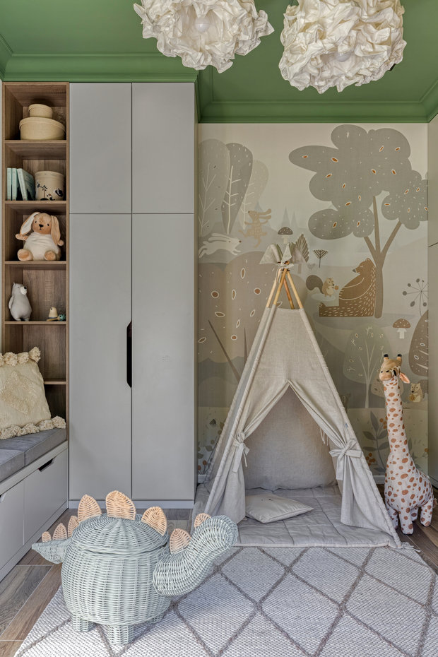 Фотография: Детская в стиле Современный, Лофт, Дом, Дом и дача, Ленинградская область, 4 и больше, Более 90 метров, Яна Грошева, Lampa Design Studio – фото на INMYROOM