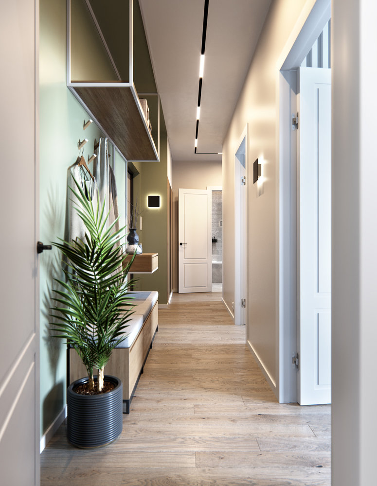 Фотография: Прихожая в стиле Современный, Скандинавский, Квартира, Проект недели, Санкт-Петербург, 3 комнаты, 60-90 метров, Олег Минц – фото на INMYROOM