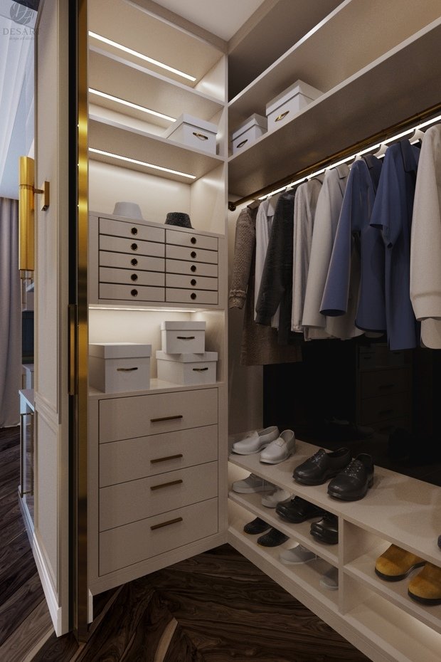 Фото из портфолио Сады Пекина. Гардеробная при детской – фотографии дизайна интерьеров на INMYROOM