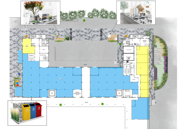 Фото из портфолио Концепция благоустройства прилегающей территории г. Москва – фотографии дизайна интерьеров на INMYROOM
