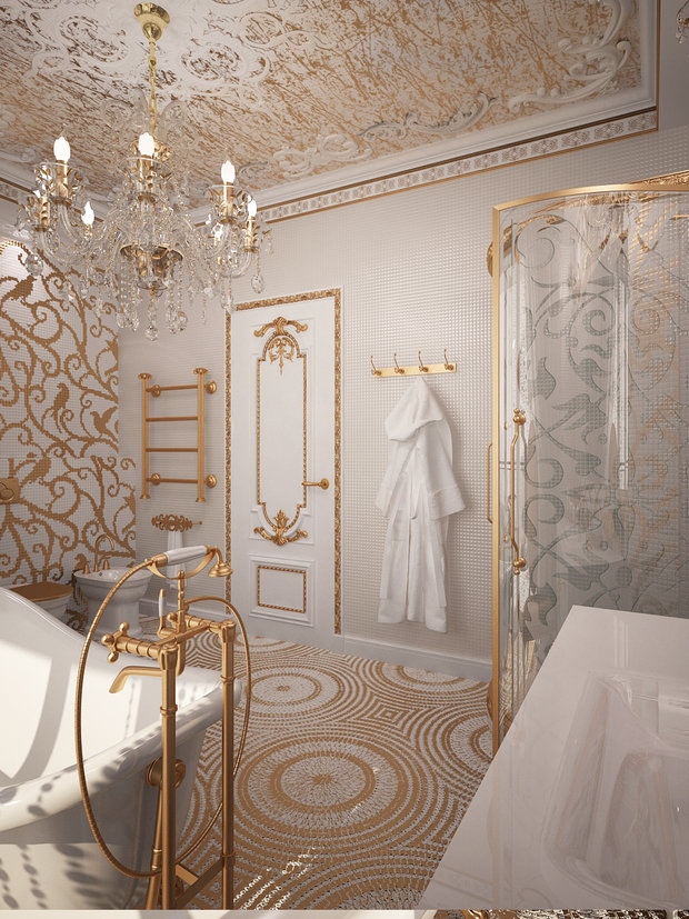 Фото из портфолио В золоте – фотографии дизайна интерьеров на INMYROOM