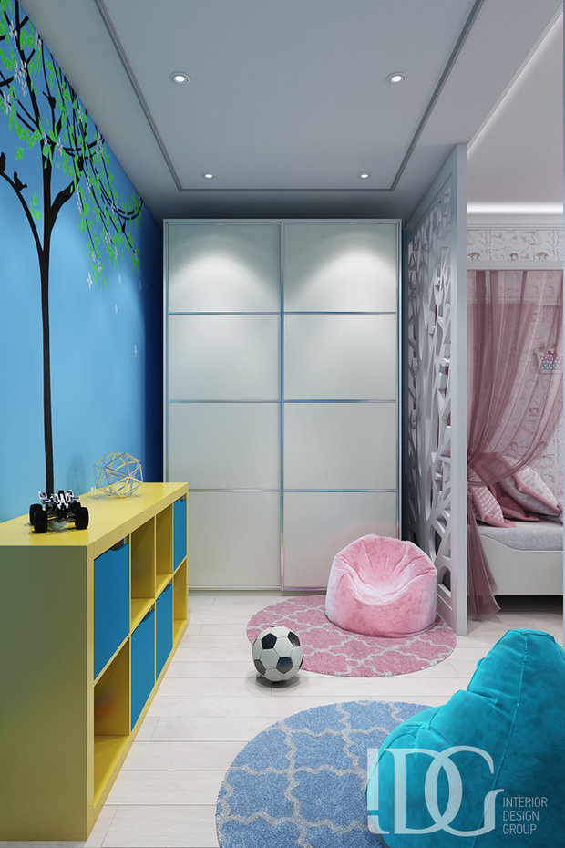 Фото из портфолио Стильная квартира для большой семьи в Ближнем Переделкино – фотографии дизайна интерьеров на INMYROOM