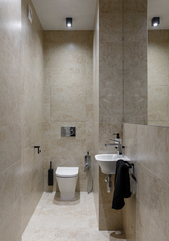 Фотография: Ванная в стиле Классический, Современный, Квартира, Проект недели, Санкт-Петербург, 3 комнаты, Более 90 метров, Кирилл Пономаренко – фото на INMYROOM Фотография: Ванная в стиле Классический, Современный, Квартира, Проект недели, Санкт-Петербург, 3 комнаты, Более 90 метров, Кирилл Пономаренко – фото на INMYROOM