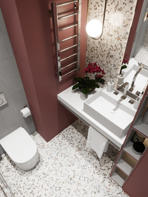 Фотография: Ванная в стиле Современный, Советы, Duravit, маленький санузел, маленькая ванная, дизайн маленького санузла, WonderGliss – фото на INMYROOM