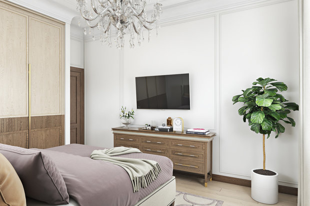 Фото из портфолио Проект медовый – фотографии дизайна интерьеров на INMYROOM