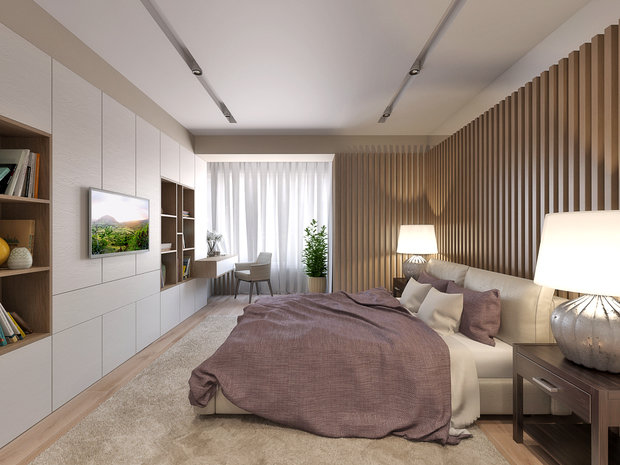 Фото из портфолио Спальня – фотографии дизайна интерьеров на INMYROOM