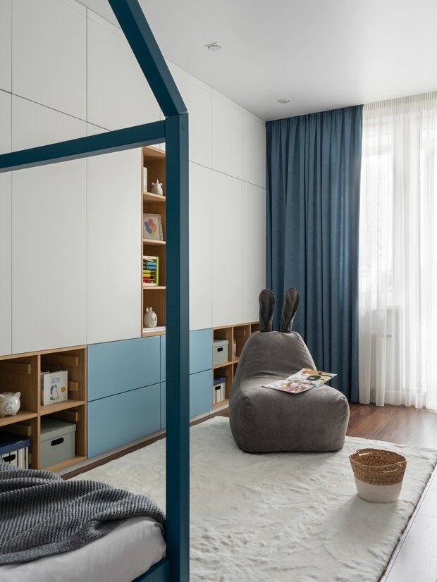 Фотография: Детская в стиле Современный, Квартира, Проект недели, Санкт-Петербург, 3 комнаты, 60-90 метров, VizDiz – фото на INMYROOM